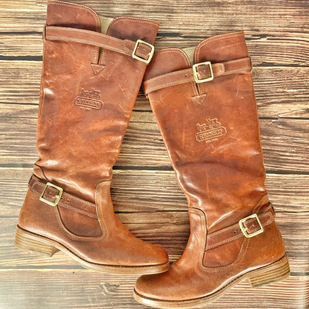 Coach Tall Riding Boots 5.5